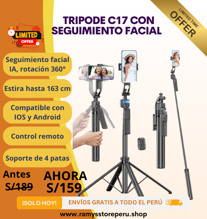 TRIPODE C 17 CON SEGUIMIENTO FACIAL