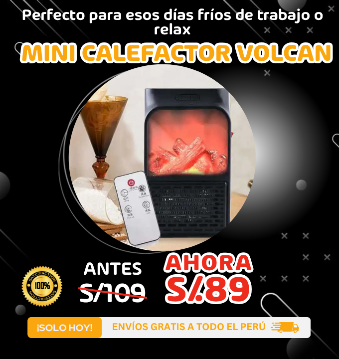 MINI CALEFACTOR VOLCAN