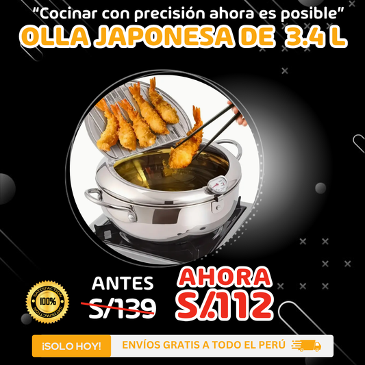 OLLA JAPONESA DE 3.4 L