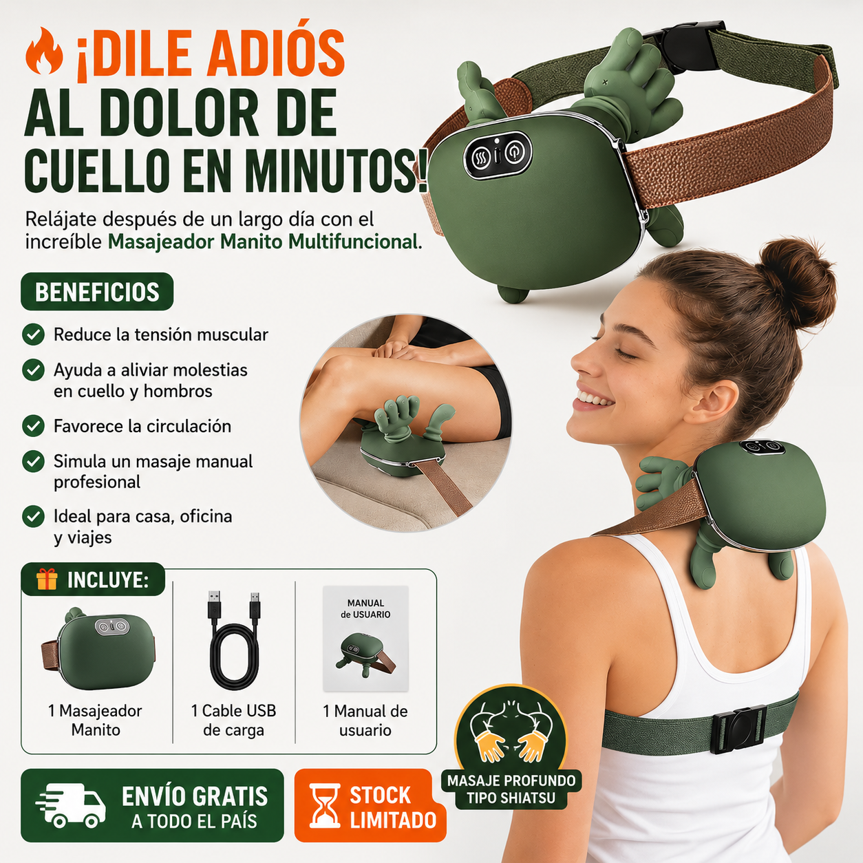 MASAJEADOR  DE MANITOS MULTIFIUNCIONAL