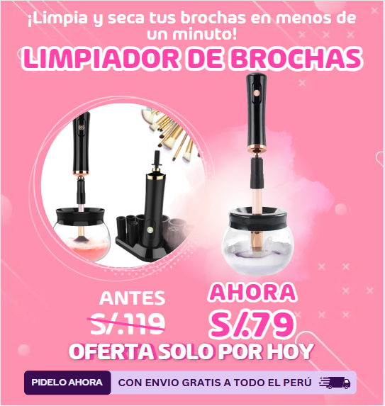 LIMPIADOR DE BROCHA DE MAQUILLAJE