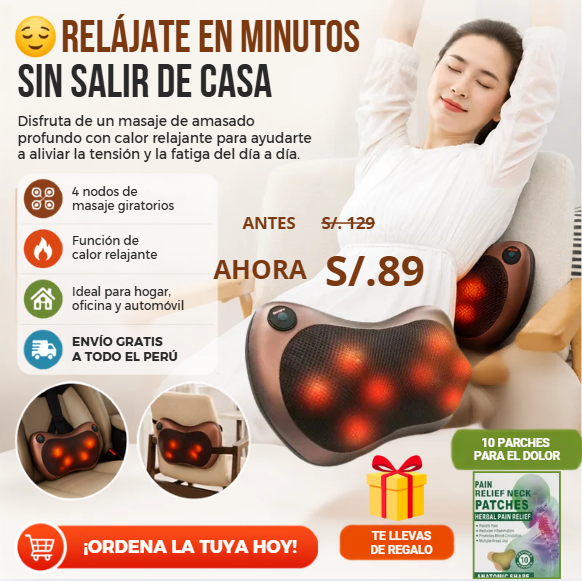 ALMOHADA MASAJEADORA